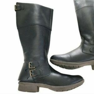 Black Clarks Riddle Phrase Casual Tall Boots, size 11, like new!